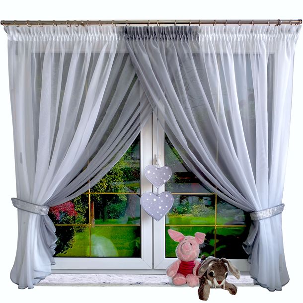 Firana z serduszkami