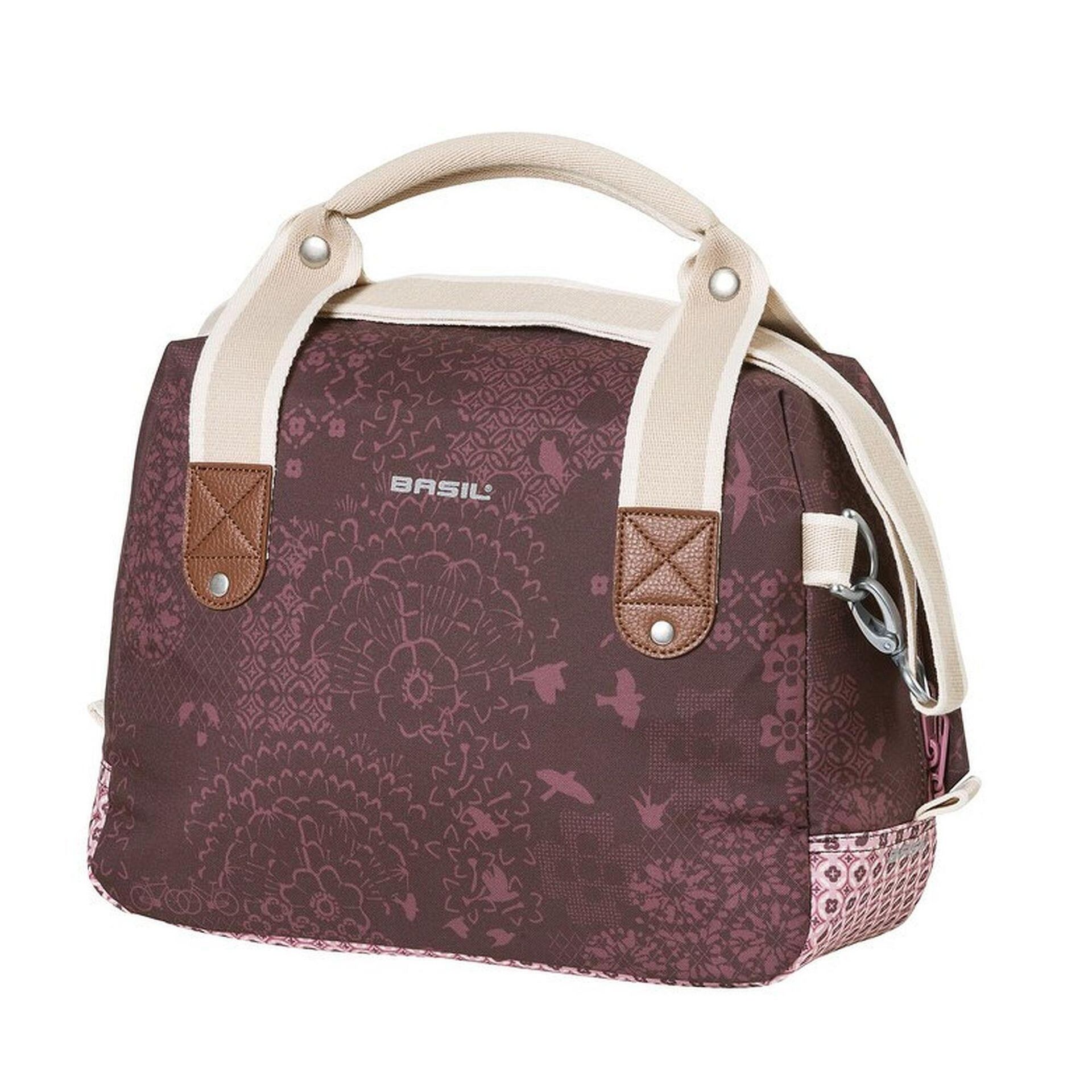 Basil Bohme City KF Torba na kierownicę 8l, fig red 2021 Torby na kierownicę 18016