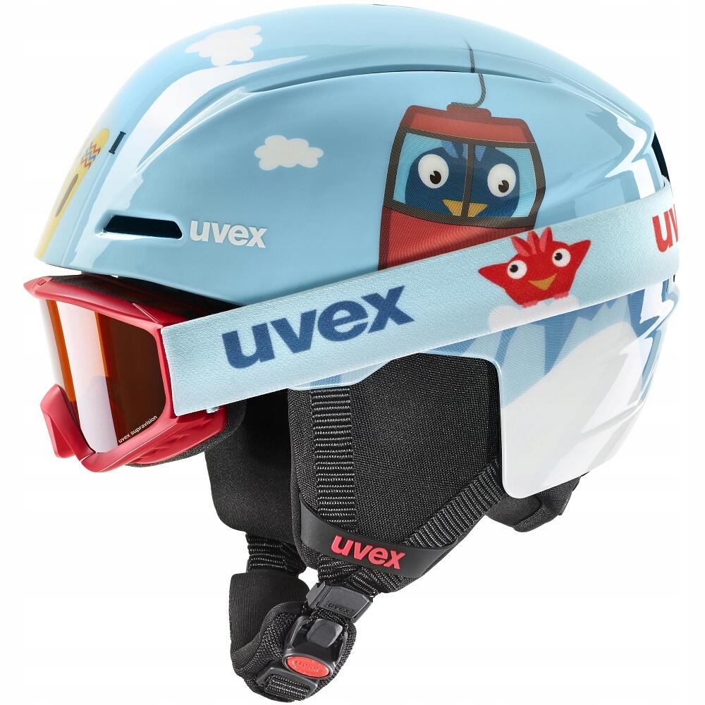 Uvex Kask Narciarski Viti Z Goglami Speedy Pro blau
