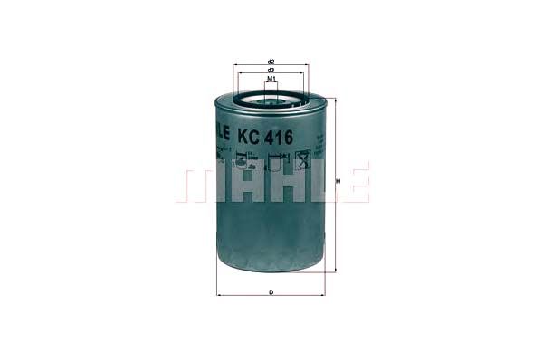 KNECHT Filtr paliwa KC 416 KC 416
