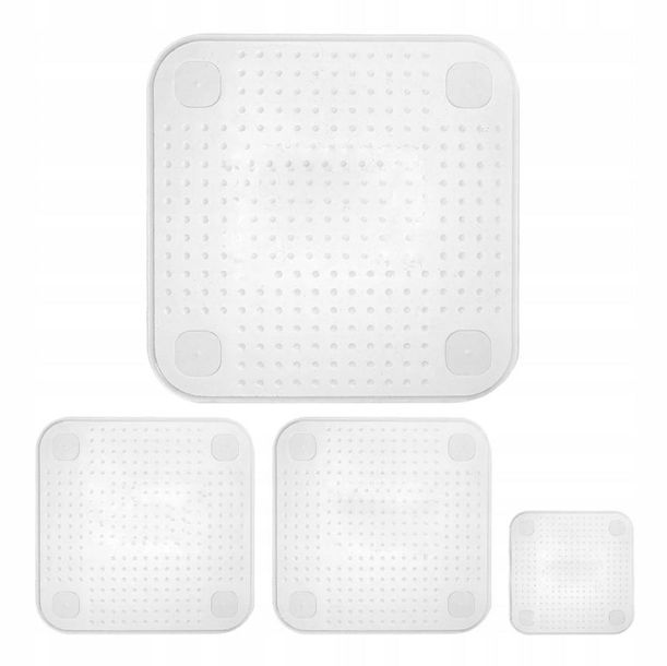 Pokrywki silikonowe 4 sztuki