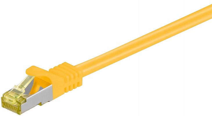 Фото - Патч-корд Microconnect Kabel krosowy  RJ45 S/FTP , przewód surowy CAT 7 15m Żół (PiMF)