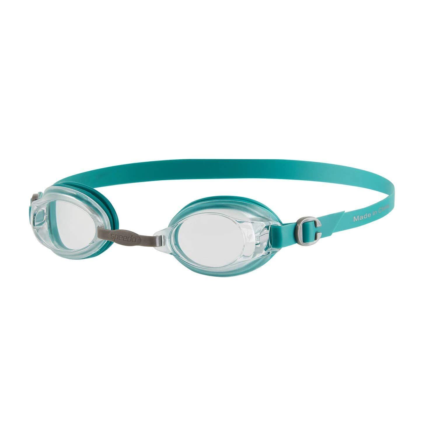 Speedo Okulary pływackie jet zielono/przezroczysty