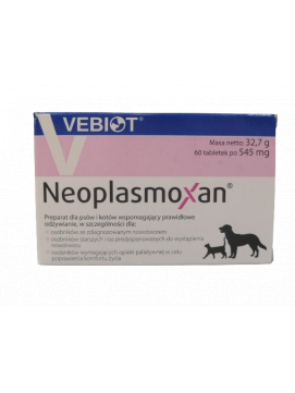 Vebiot Neoplasmoxan Preparat Dla Psów i Kotów z Zdiagnozowanym Nowotworem 60 Tabletek