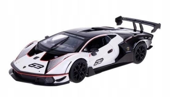 Lamborghini Essenza Scv12 White-black 1:24 Bburago