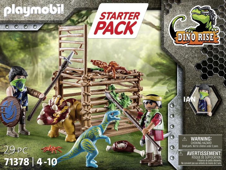 PLAYMOBIL 71378 Starter Pack Uwolnienie Triceratopsa