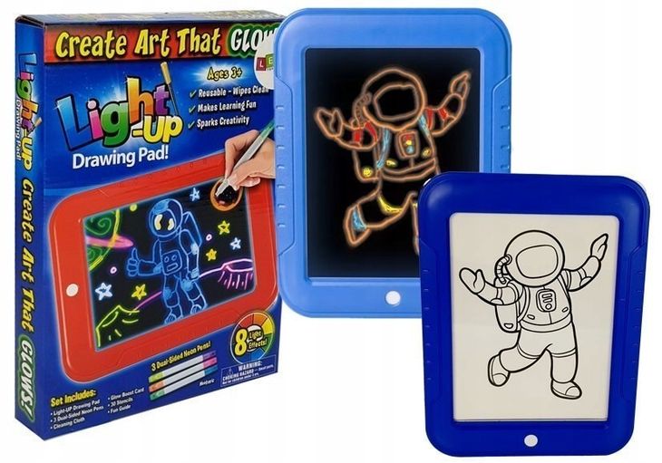 ﻿Magiczny Tablet MAGIC PAD LED Znikopis Tablica 3D Świeci Neon
