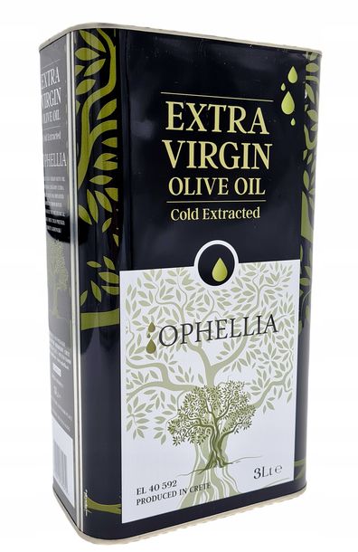 Oliwa Z Oliwek Extra Virgin Ophellia Grecja 3 L