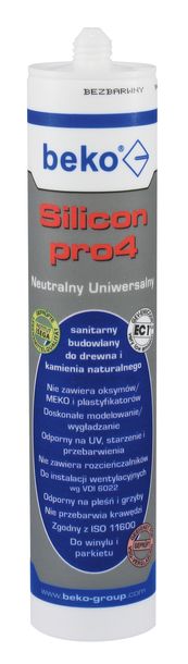 Silikon uniwersalny Beko silicon pro4 karmelowy 310ml