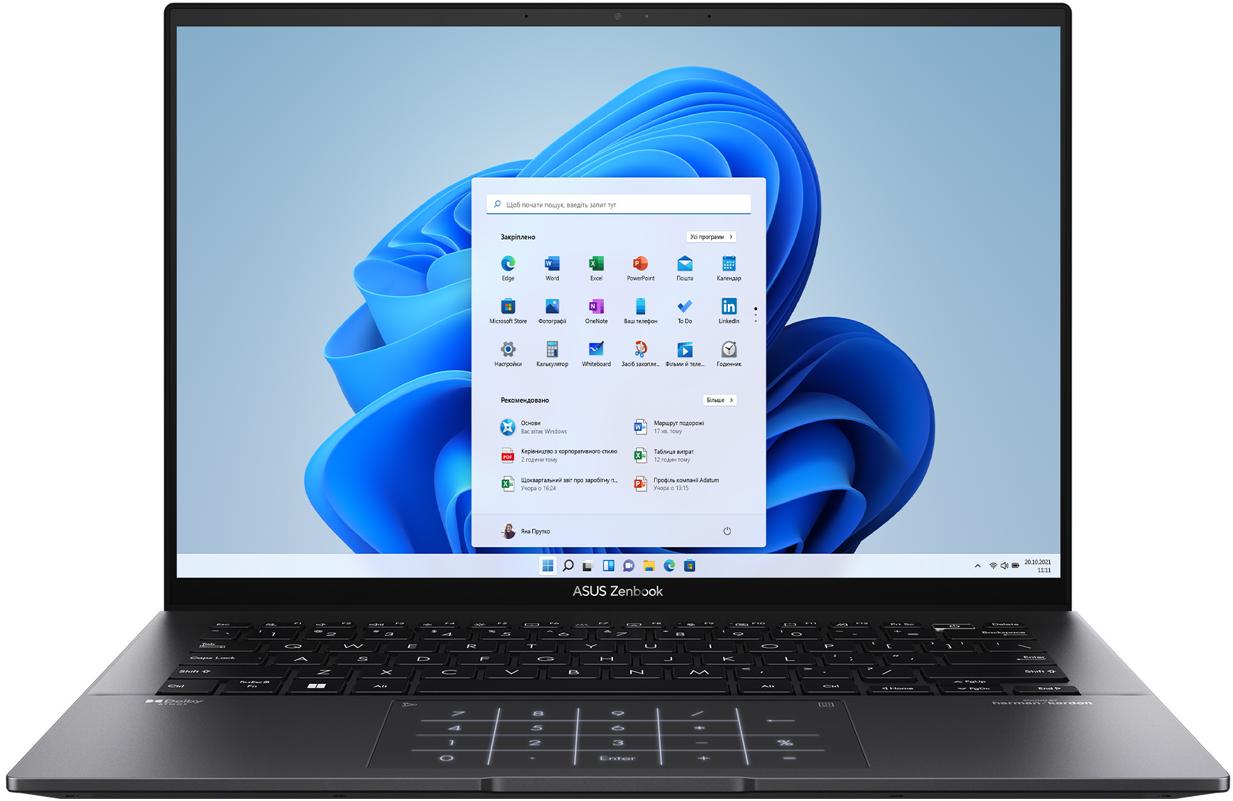 Laptop Asus Zenbook 14 OLED (90NB0W95-M00SE0) Black