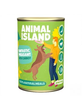 Animal Island Mokra Karma Dla Psa Bażant z Marchewką 400 g