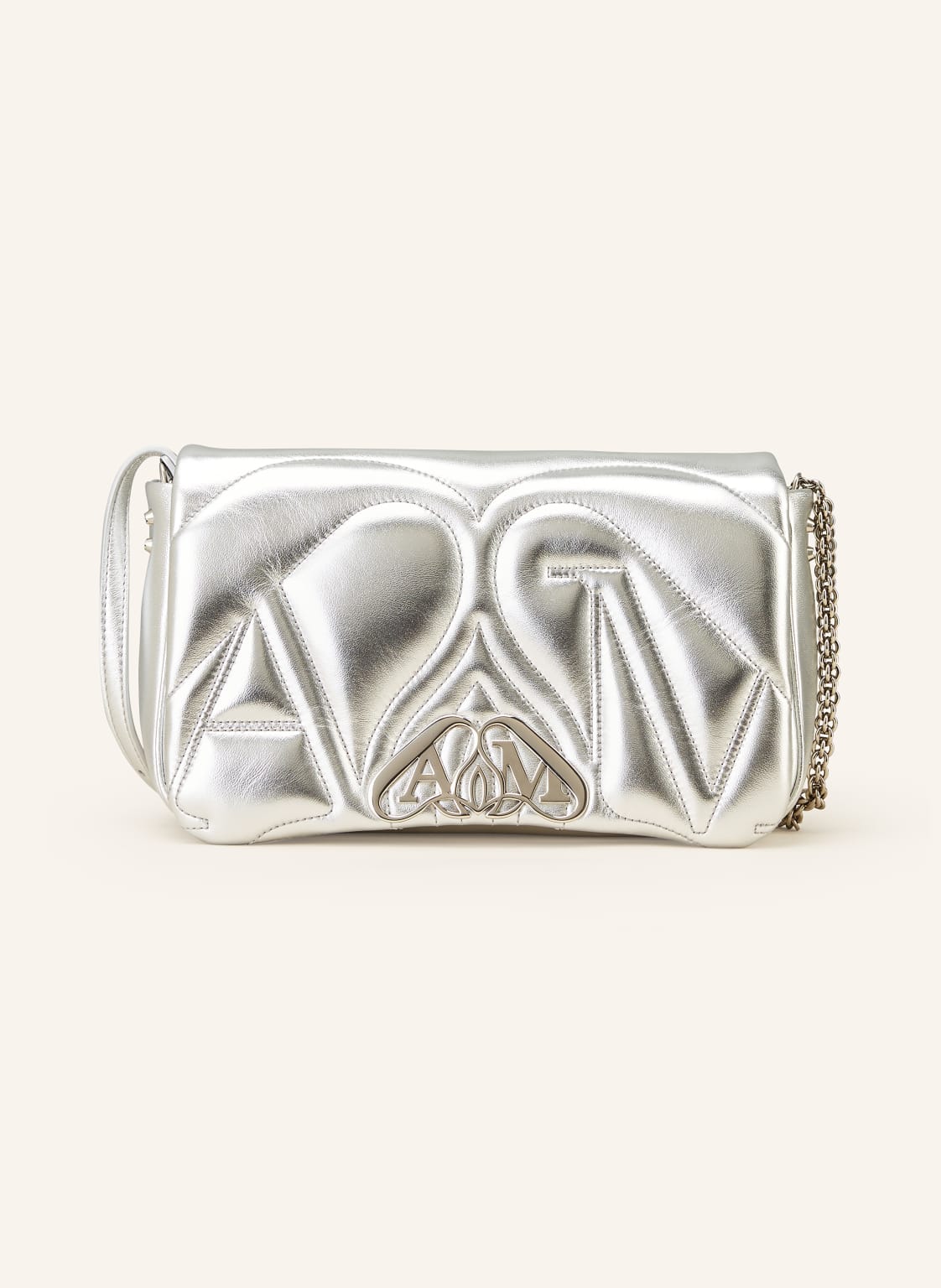 Alexander Mcqueen Torba Na Ramię The Seal Small silber