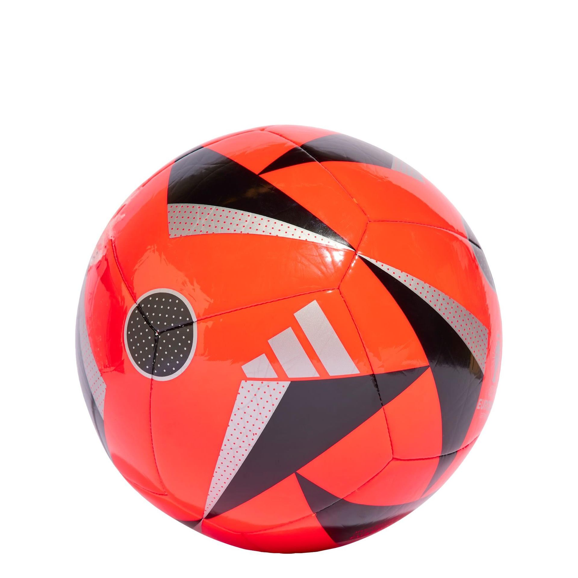 Piłka do piłki nożnej adidas Fussballiebe Trainig Euro 2024 solar red/black/silver metallic rozmiar 5