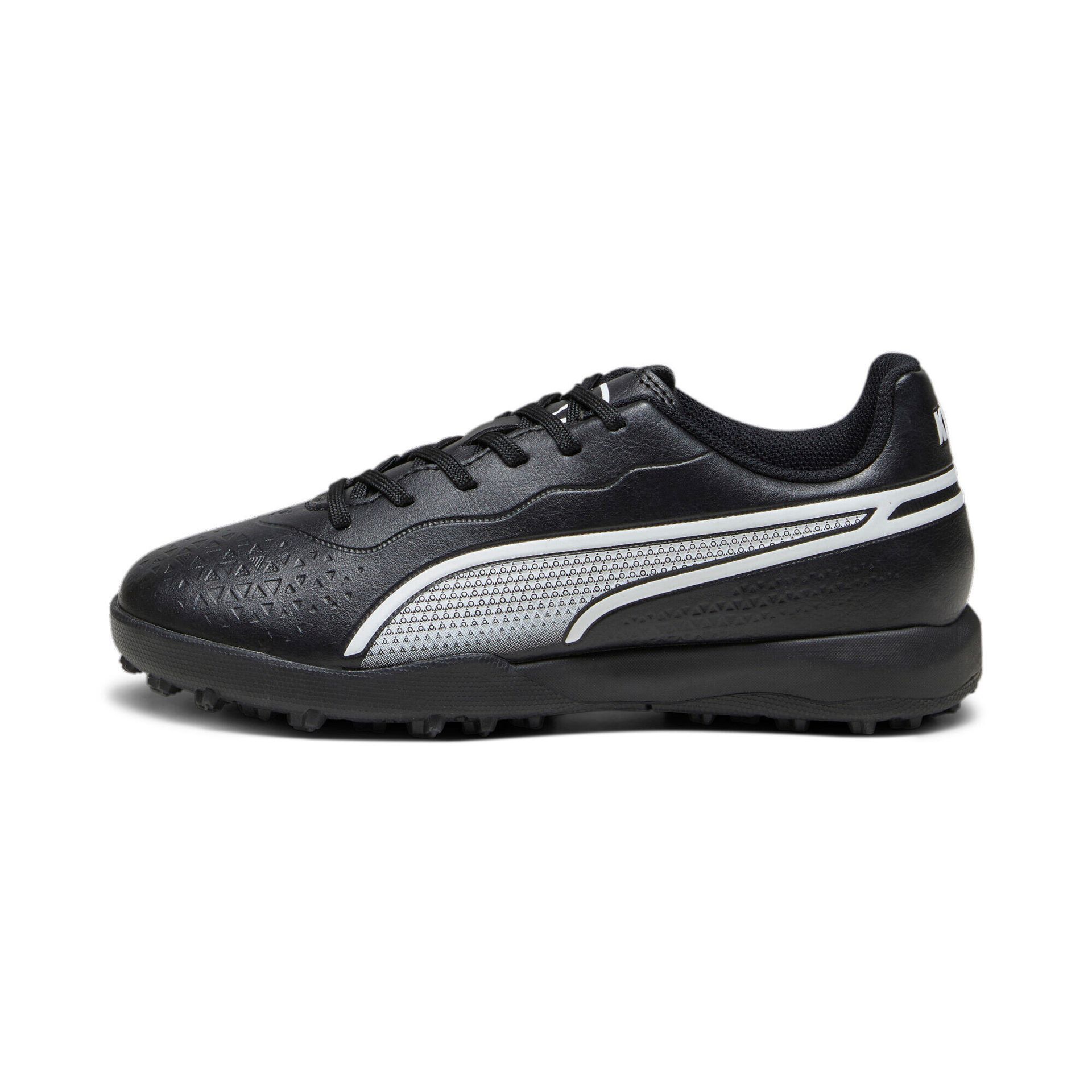 Buty piłkarskie dziecięce PUMA King Match TT puma black/puma white