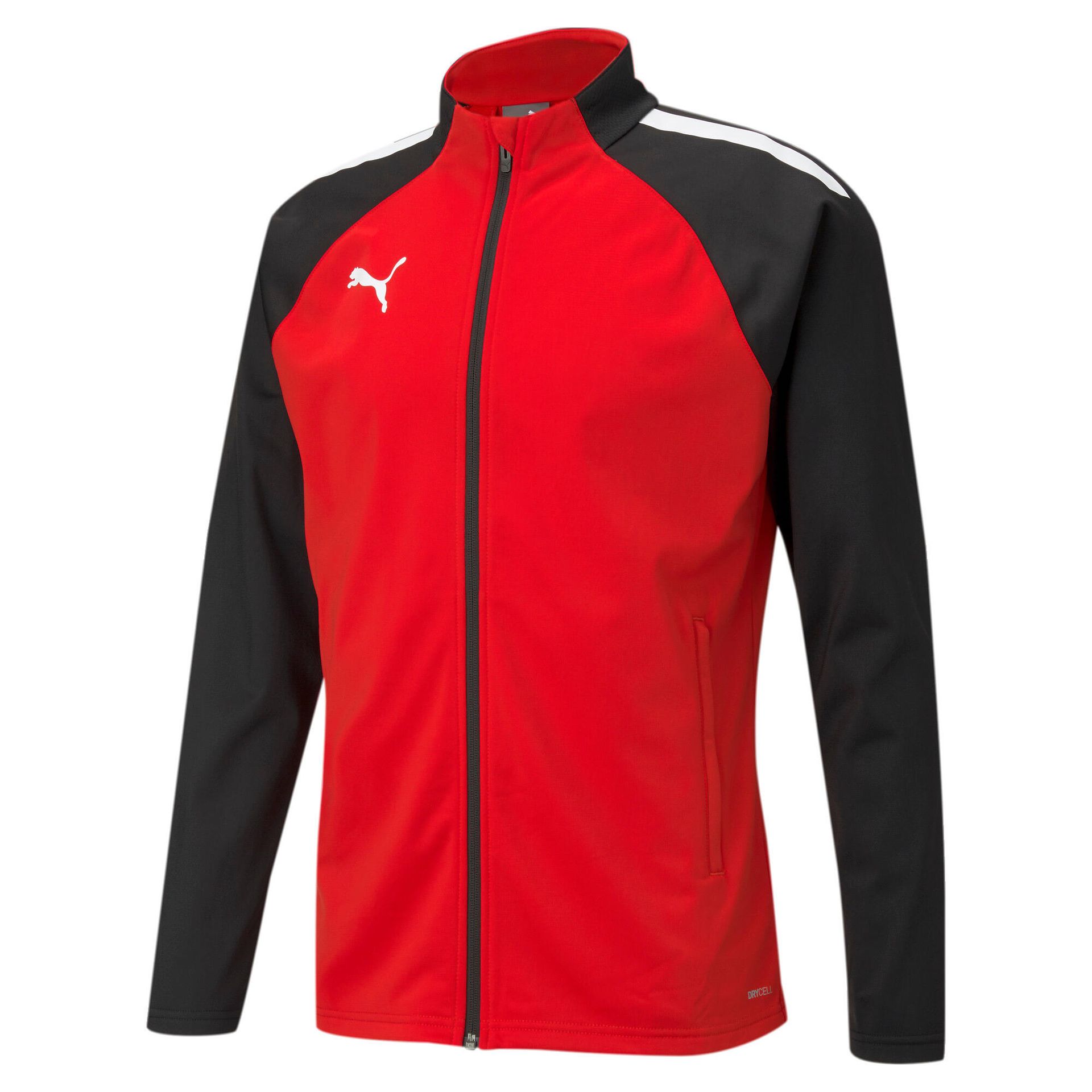 PUMA teamLIGA Training męska kurtka piłkarska Red Black XL