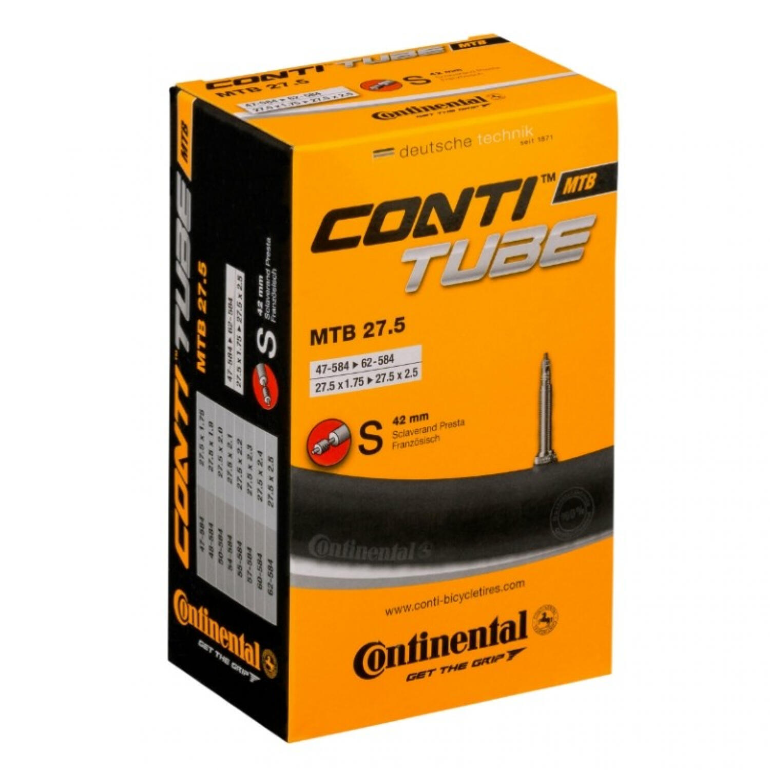 Continental Dętka Mtb 27,5'' Wentyl Presta 42Mm (CO0182311)