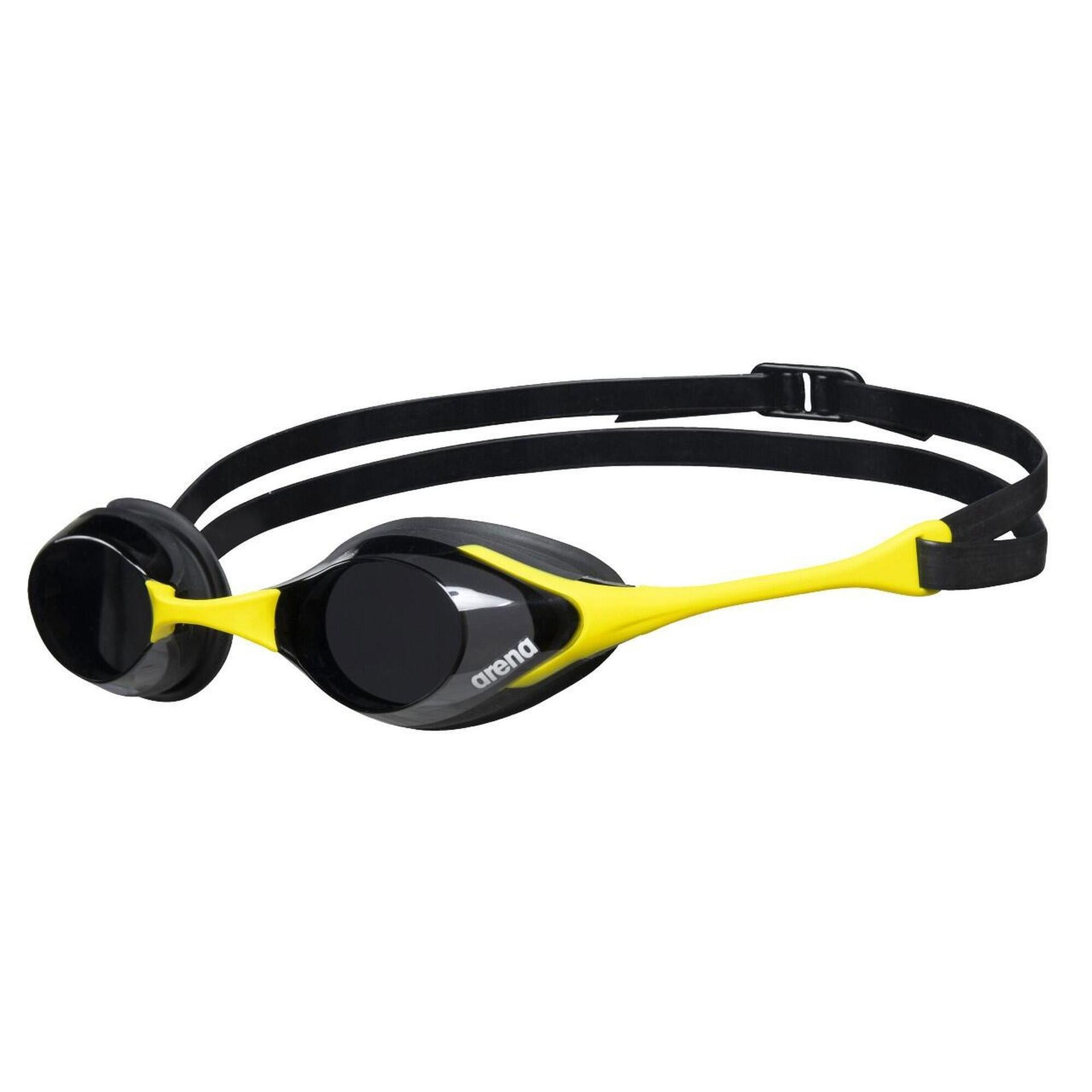 Arena Cobra Swipe Goggles, dark_smoke/yellow 2021 Okulary do pływania 4195-200-0