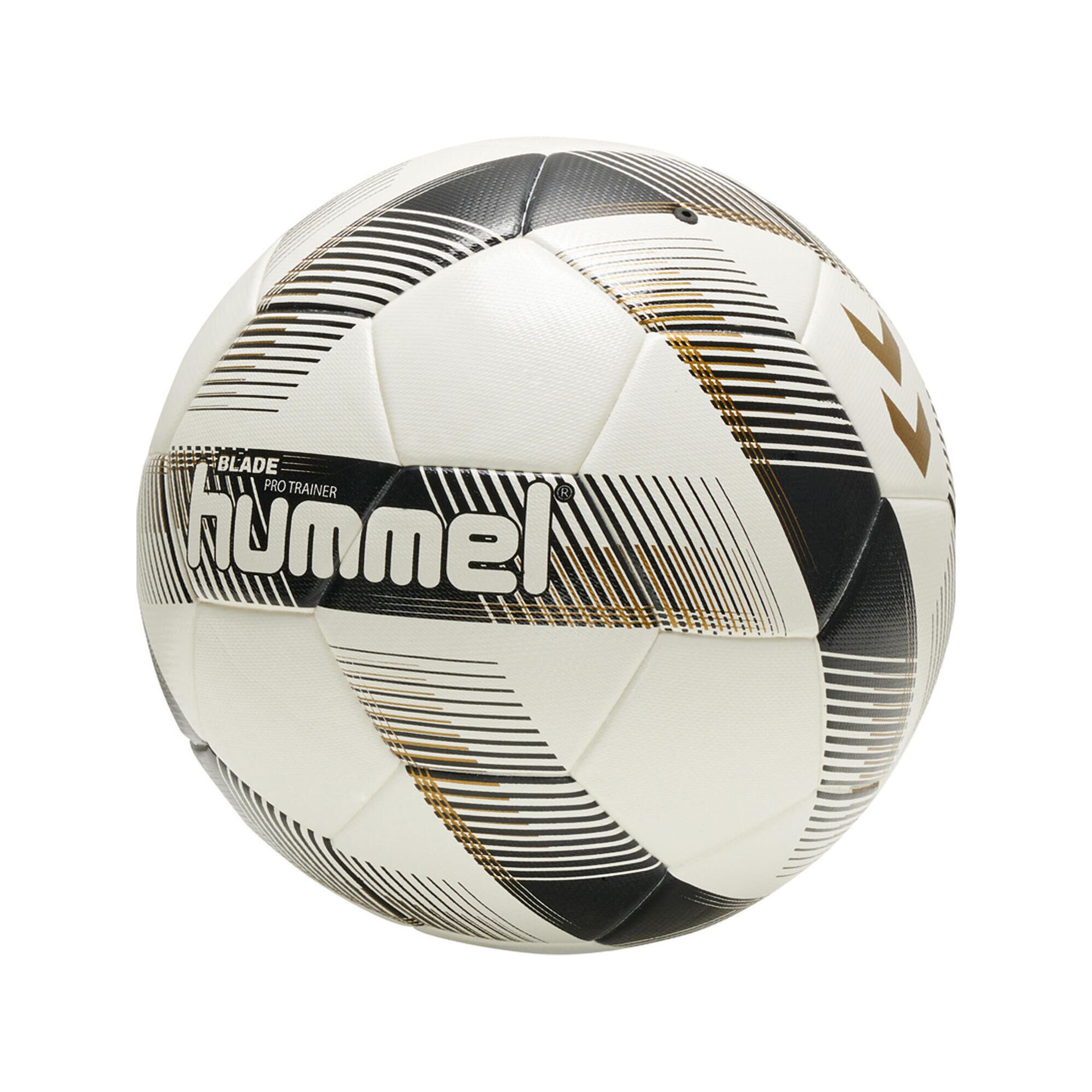 Piłka do piłki nożnej Hummel Blade Pro Trainer FB white/black/gold rozmiar 5