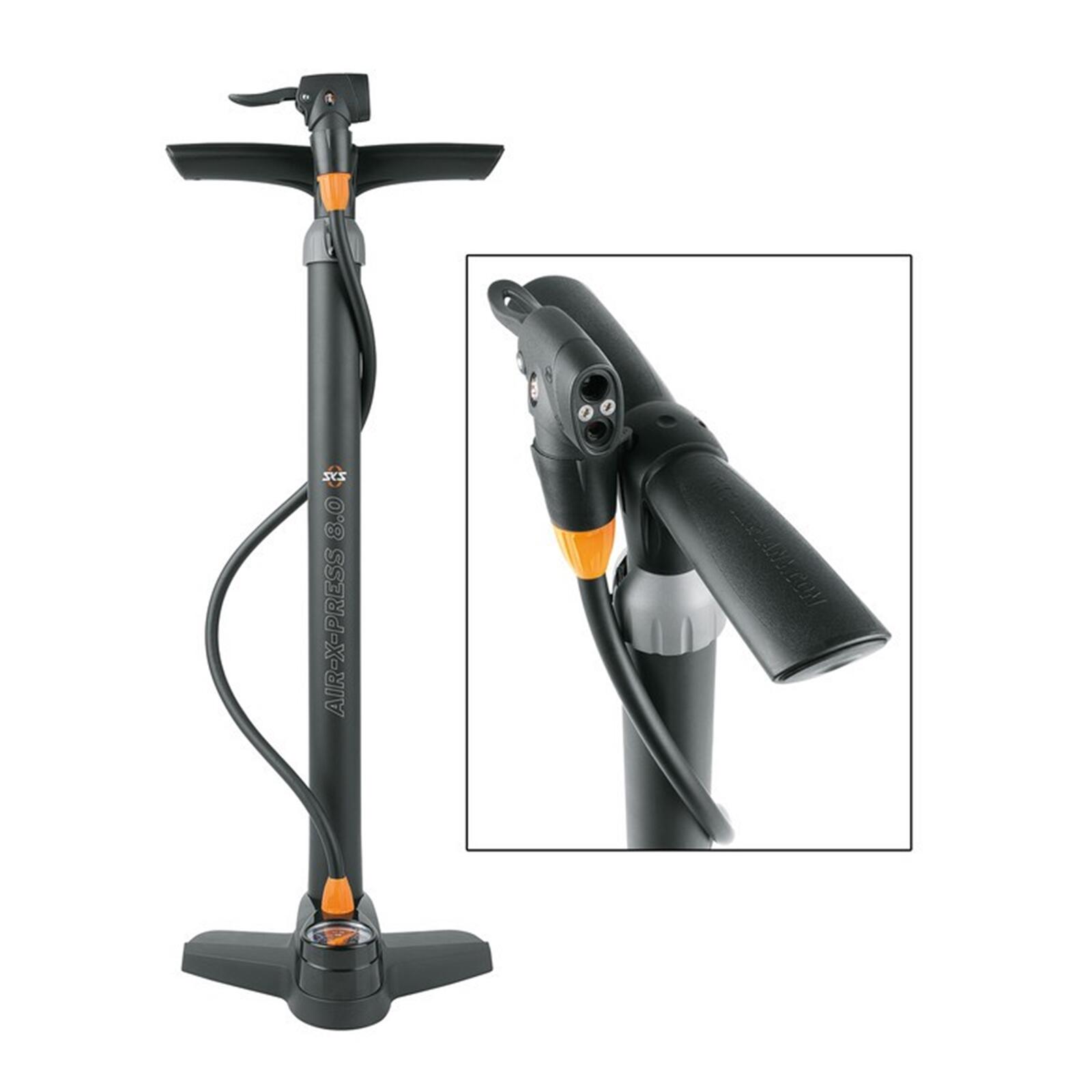 SKS Pompka podłogowa Air X-press 8.0 antracytowy