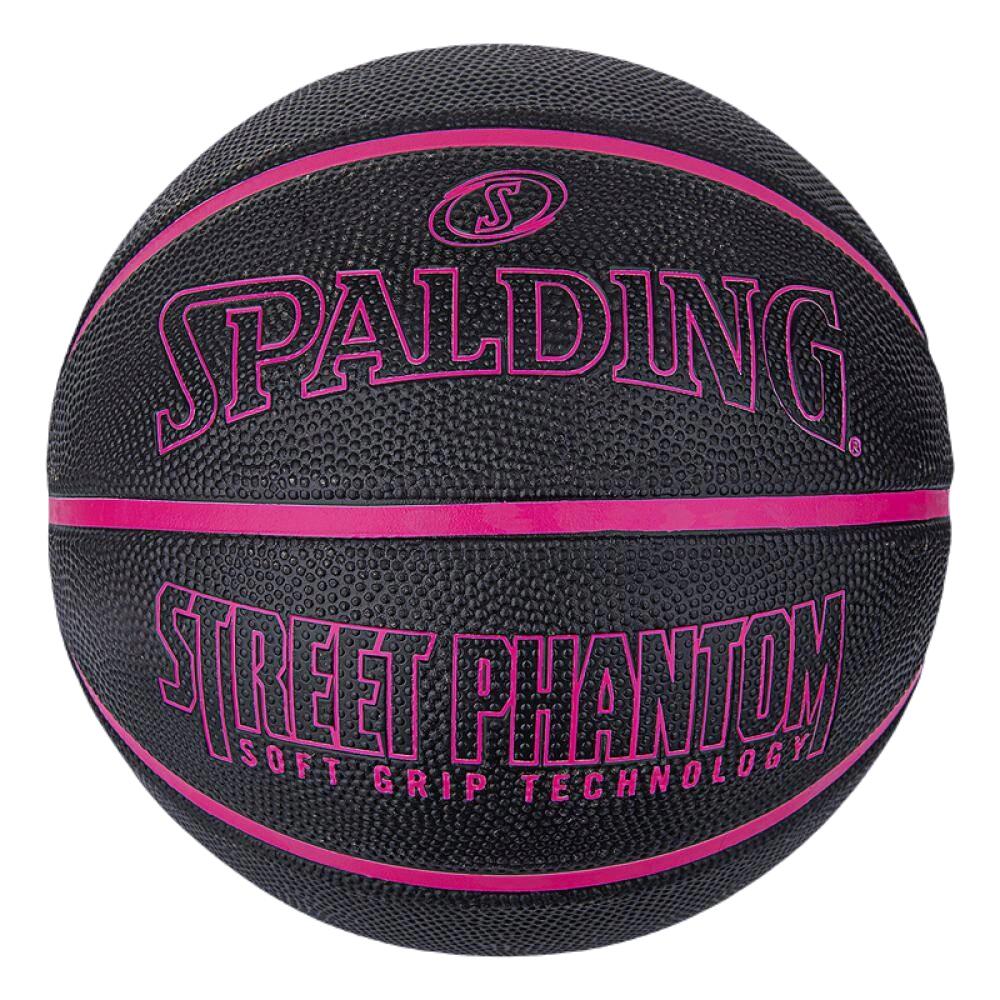 Spalding Phantom Ball 84385Z, unisex, piłki do koszykówki, Czarne