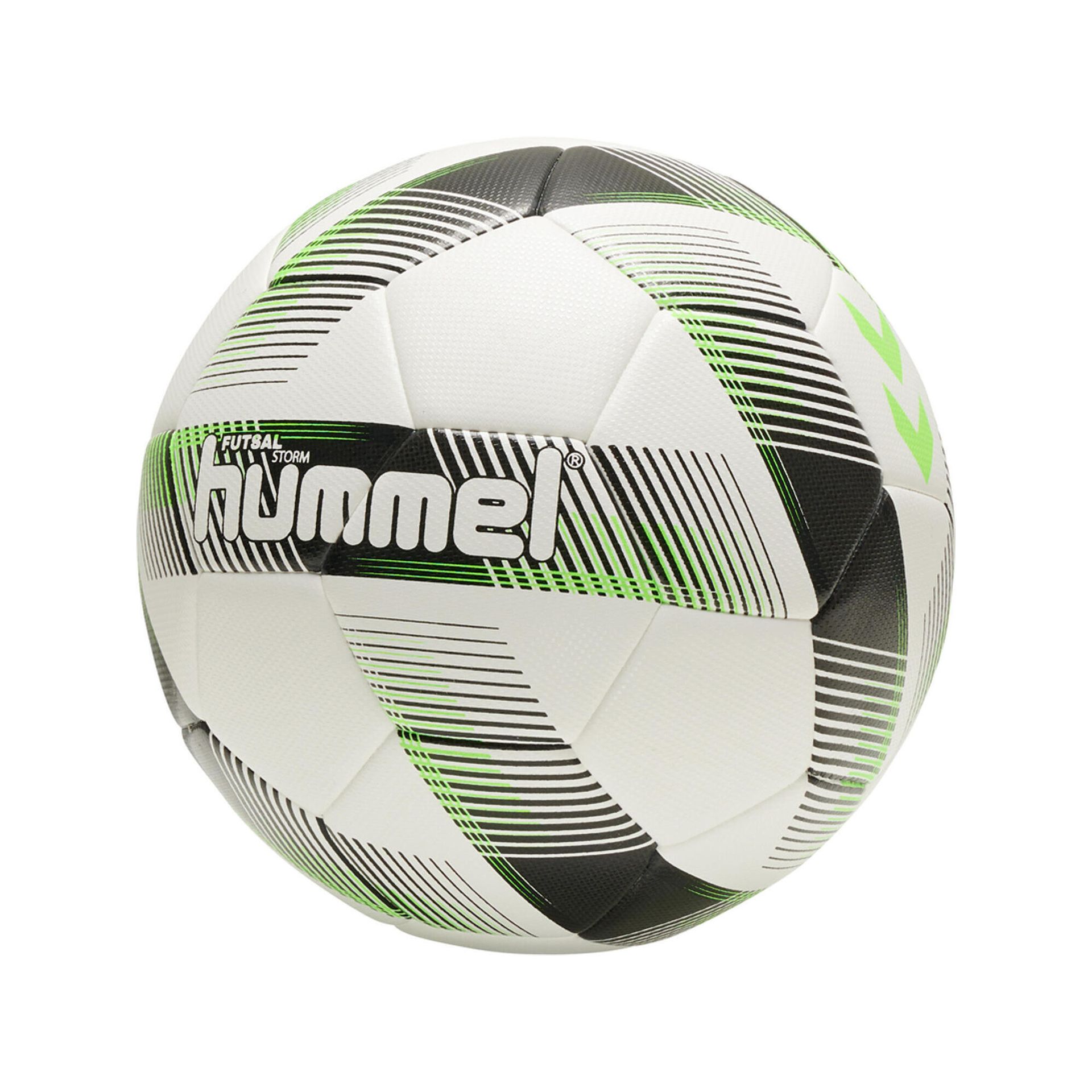 Piłka do piłki nożnej Hummel Storm FB white/black/green rozmiar 4