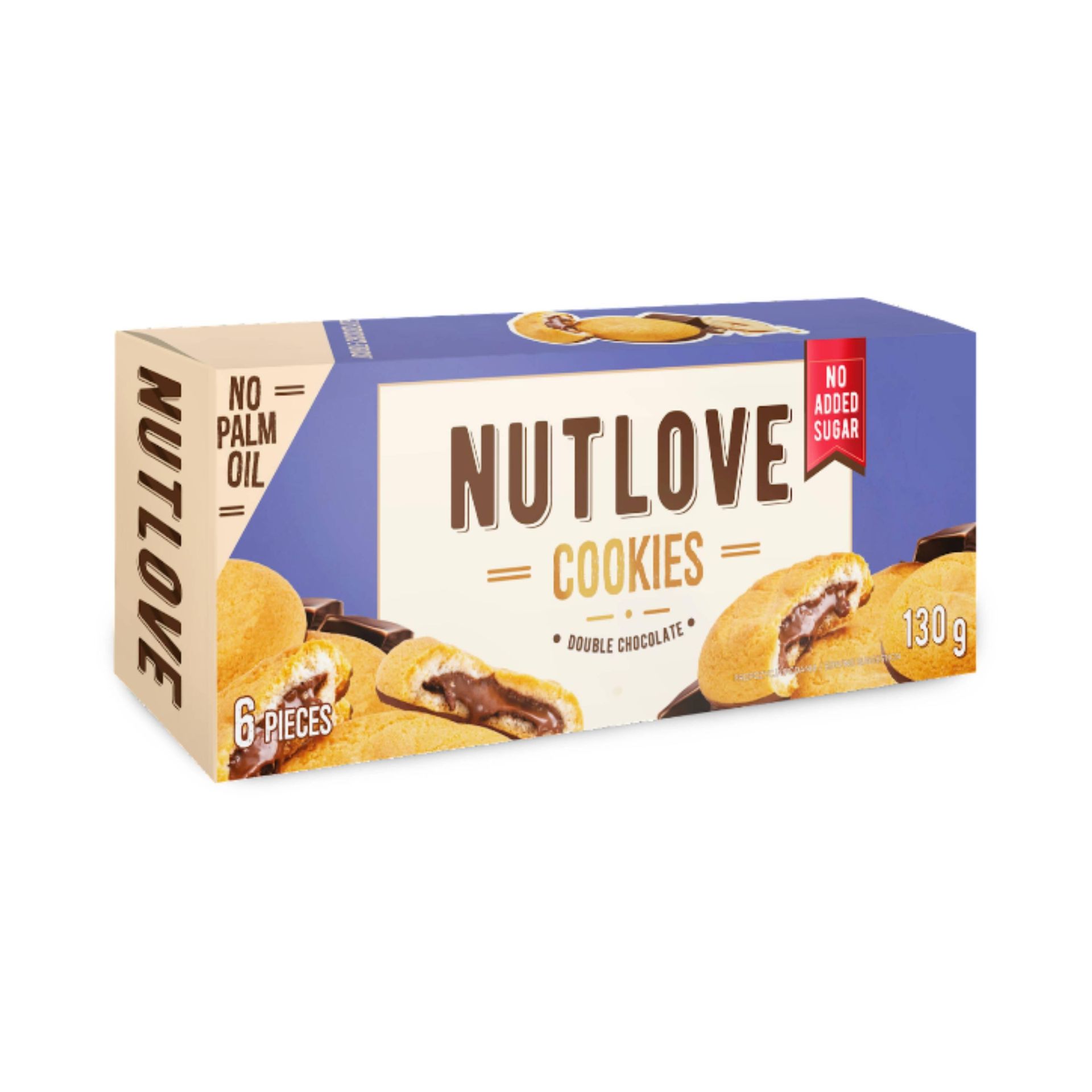 Allnutrition, Nutlove, Ciastka Z Nadzieniem Orzechowo-Kakaowym, 130 g