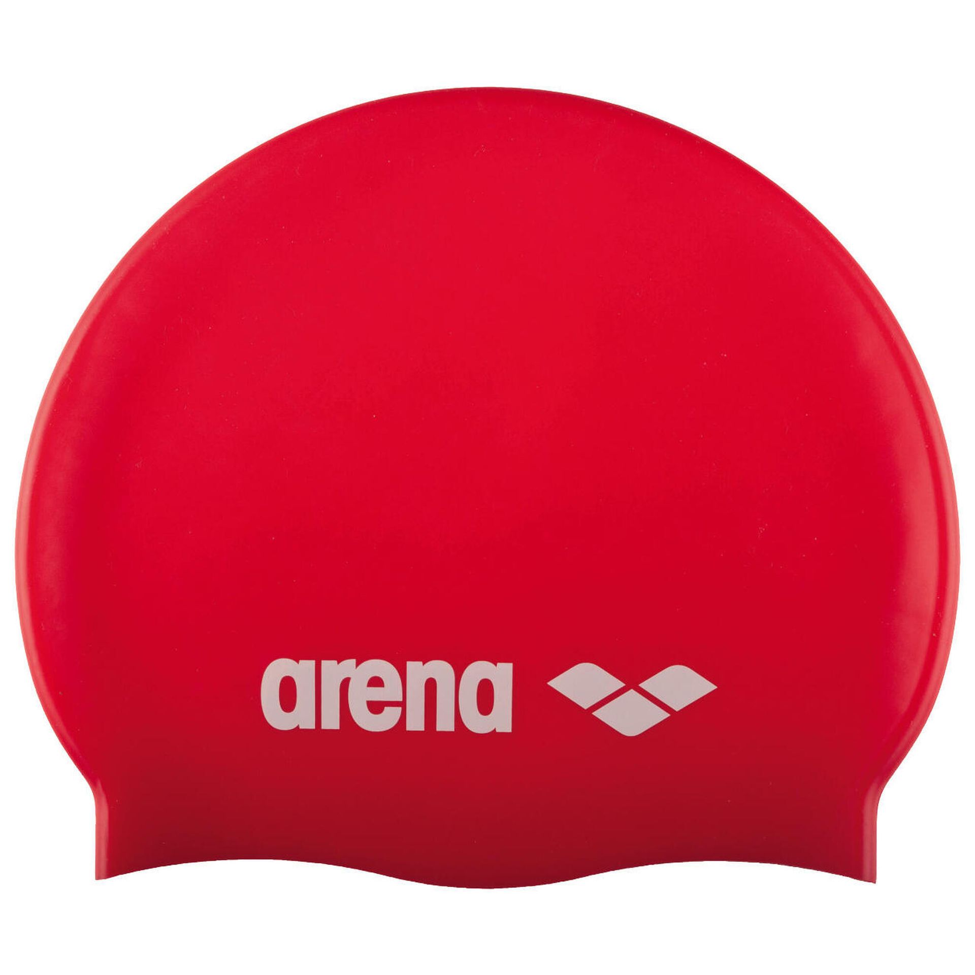 Arena Classic Silicone Czepek pływacki Dzieci, red-white 2021 Czepki pływackie 91670-44-0