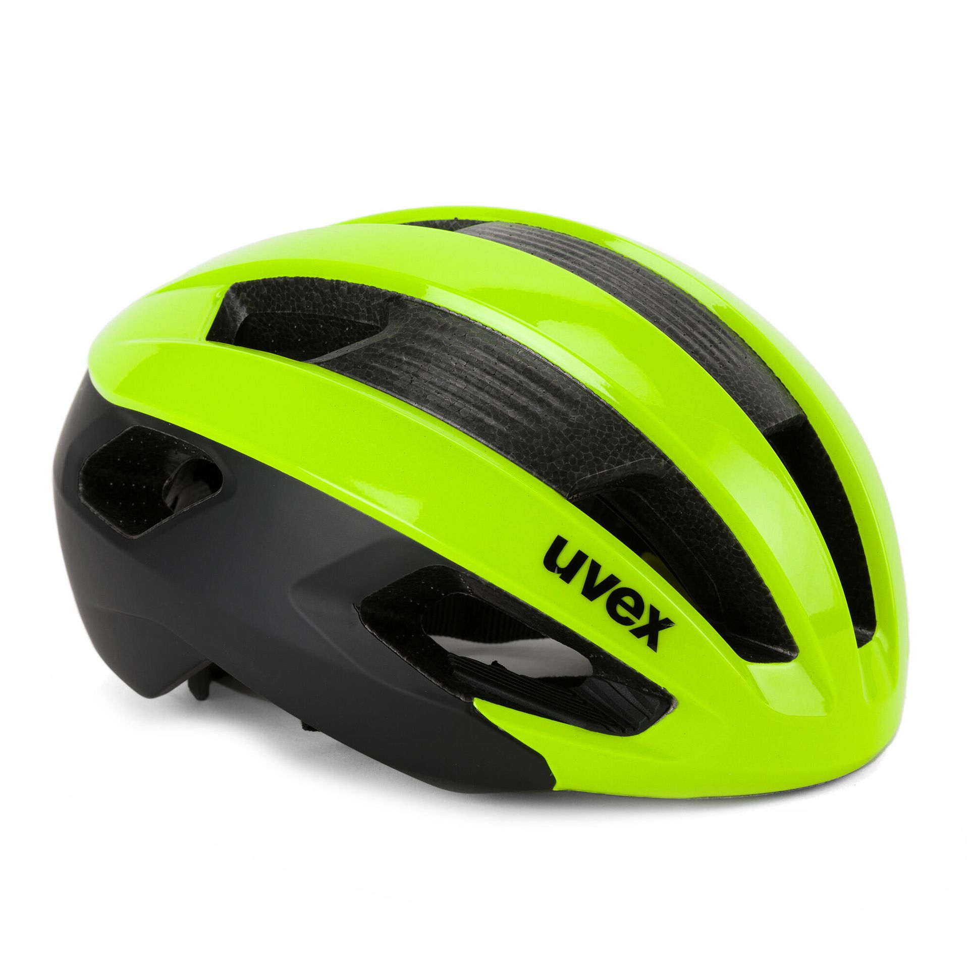 UVEX Rise CC Helmet, żółty/czarny 56-59cm 2022 Kaski szosowe S4100900117