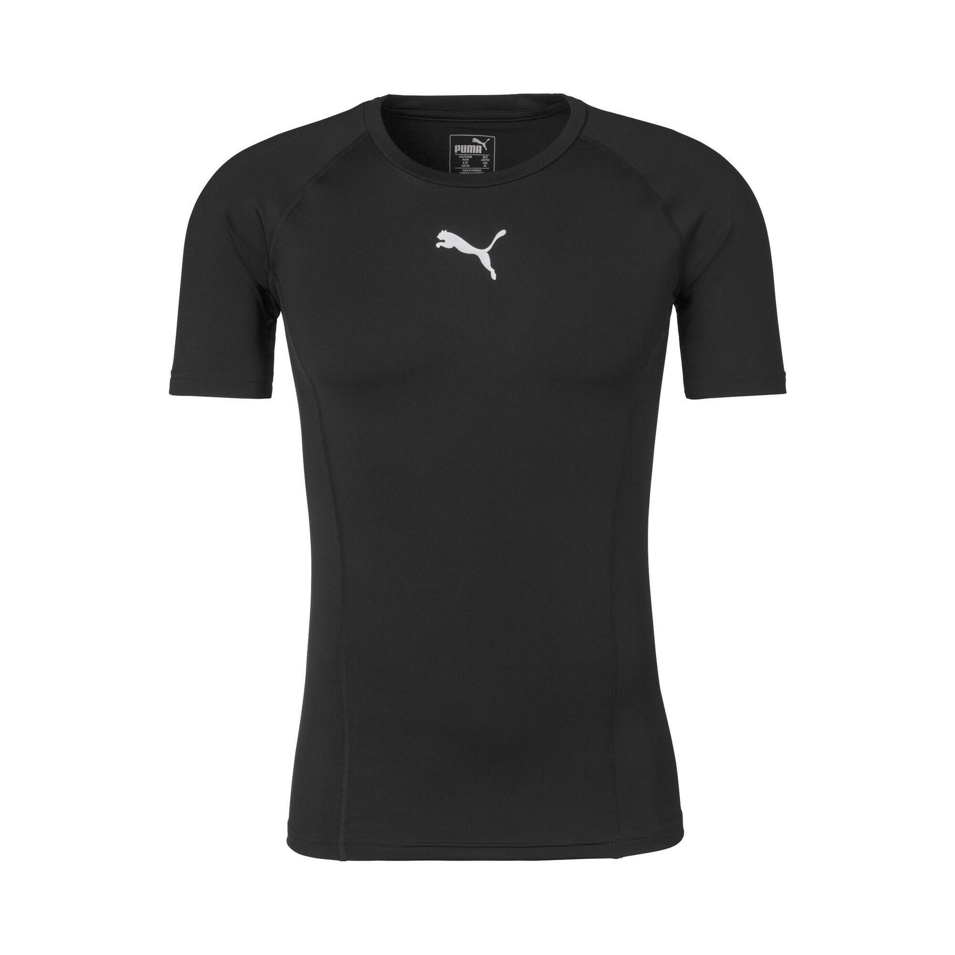 Puma męska ligi Base Layer Tee SS Shirt, czarny, l 655918 03