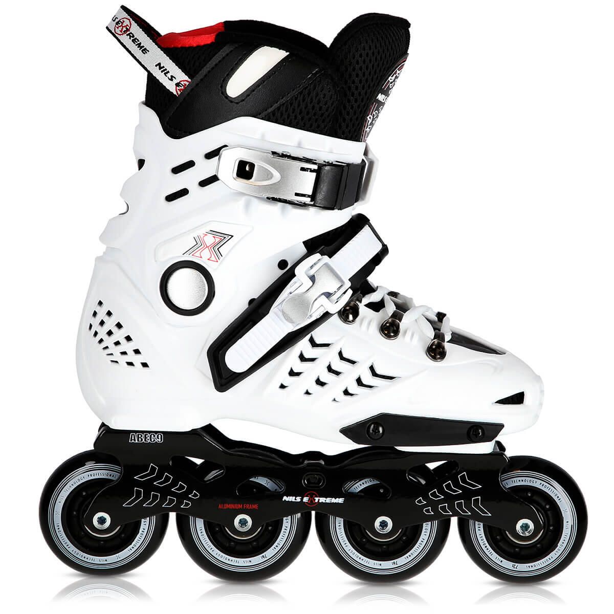 Nils EXTREME BIAŁY ROZM. 36 SLALOMOWE ŁYŻWOROLKI EXTREME NA20001 16-18-028