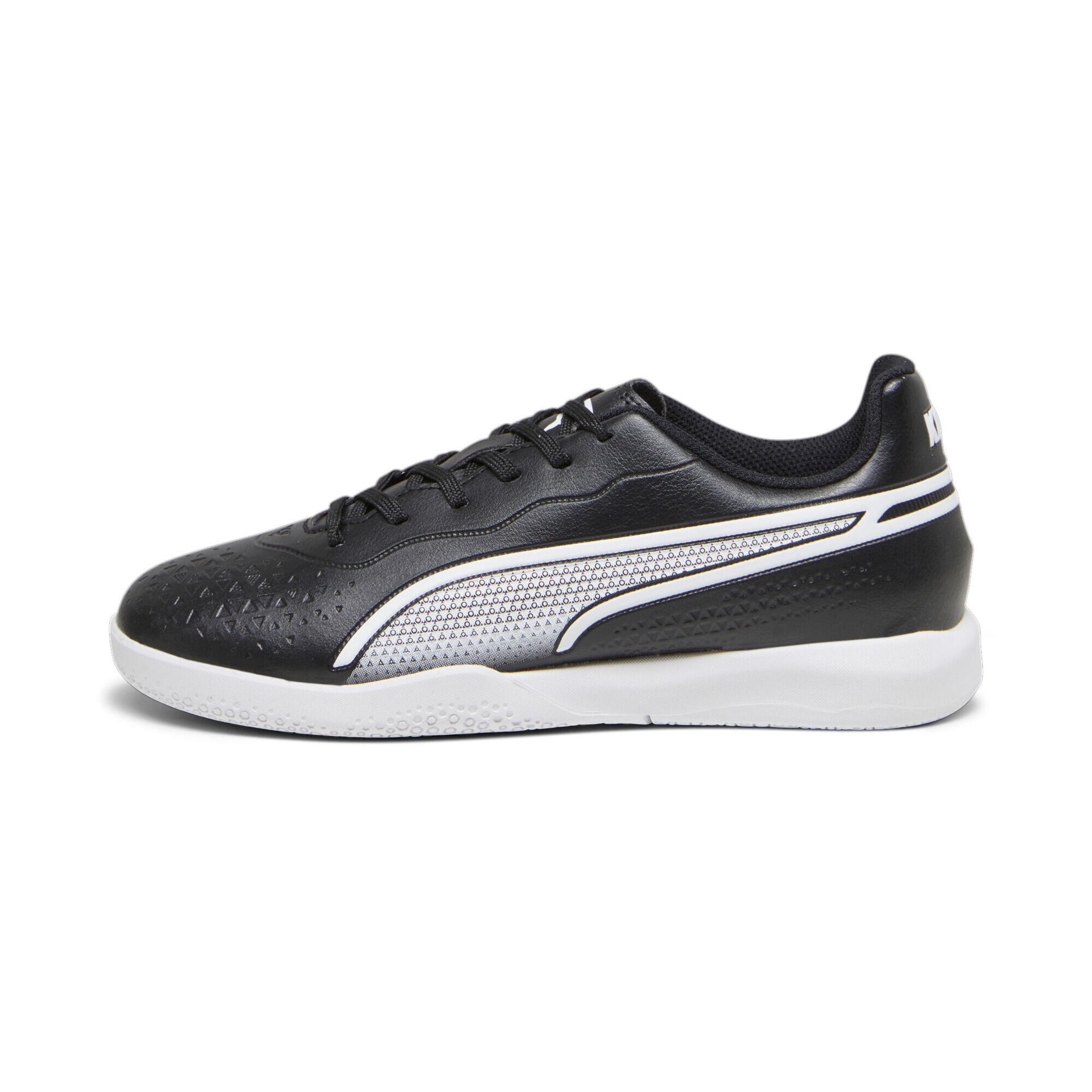 Buty piłkarskie dziecięce PUMA King Match IT puma black/puma white