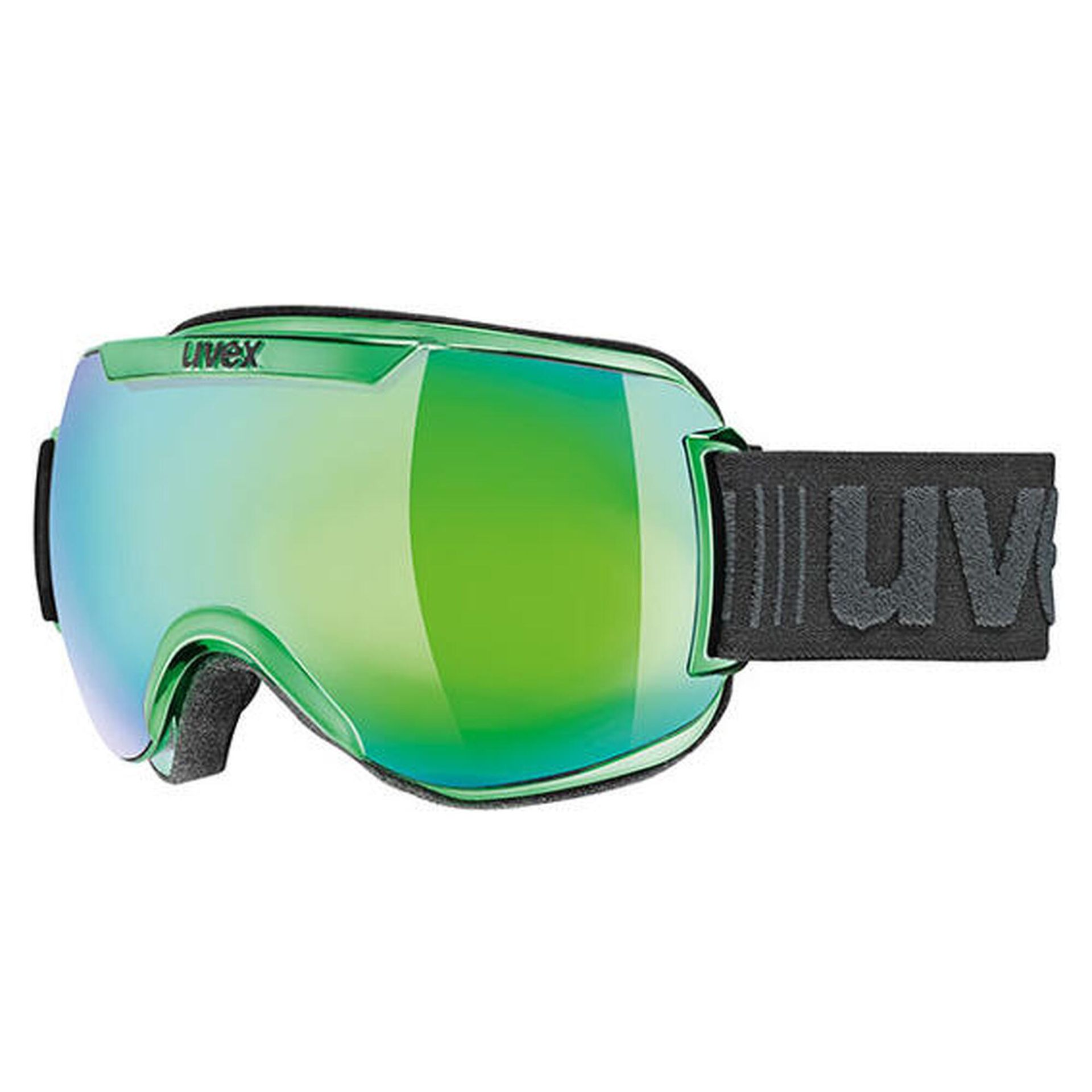Uvex Gogle downhill 2000 fm chrome 2018 green chrome|mirror green clear s3 GOGLE DOWNHILL 2000 RACE GREEN/GRE