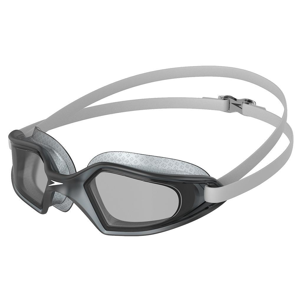 Speedo Hydropulse Okulary pływackie, white/elephant/light smoke 2021 Okulary do pływania 68-12268D649-OSFA