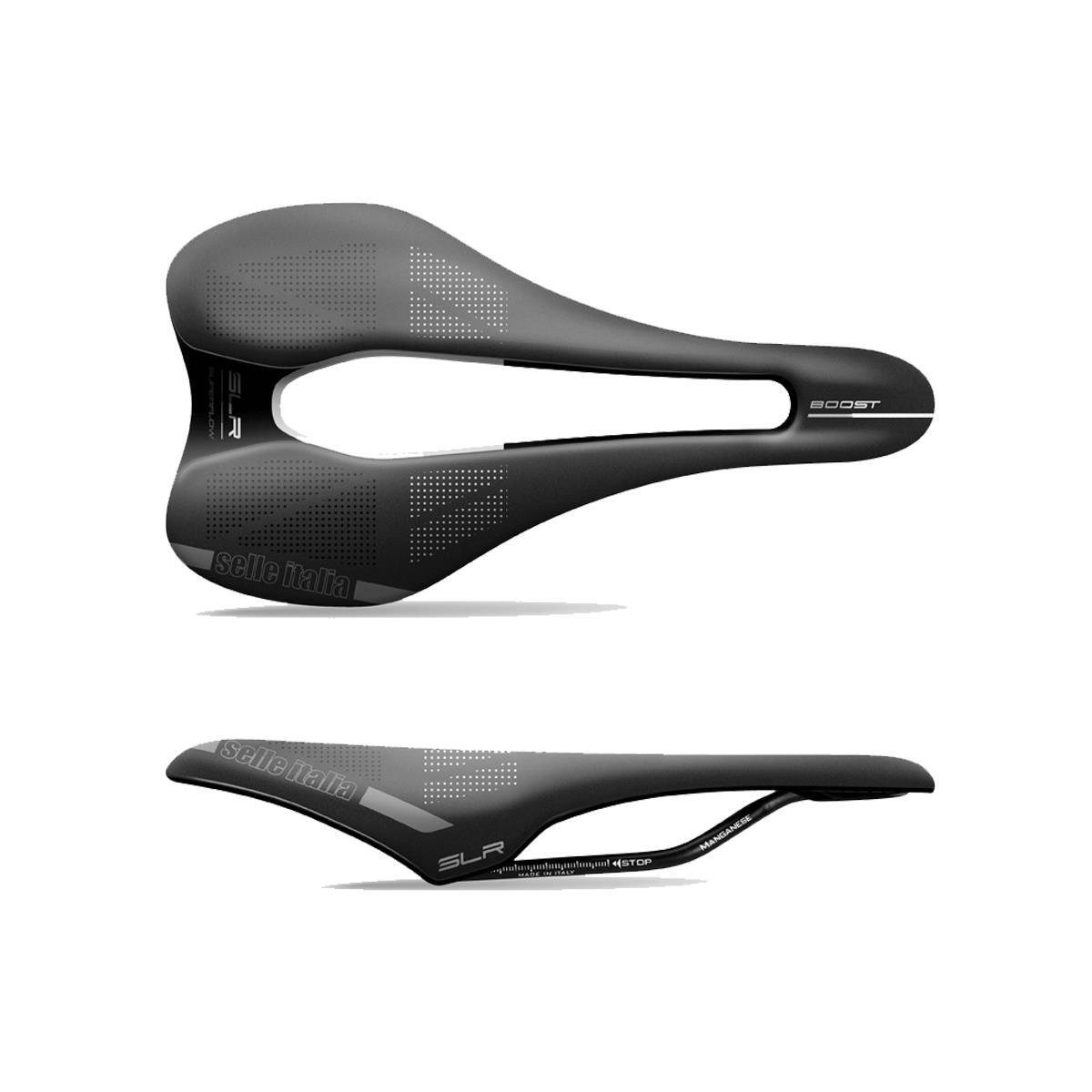 Selle italia Italia SLR Boost TM Superflow Siodełko, black L3 14,5cm 2020 Siodełka szosowe