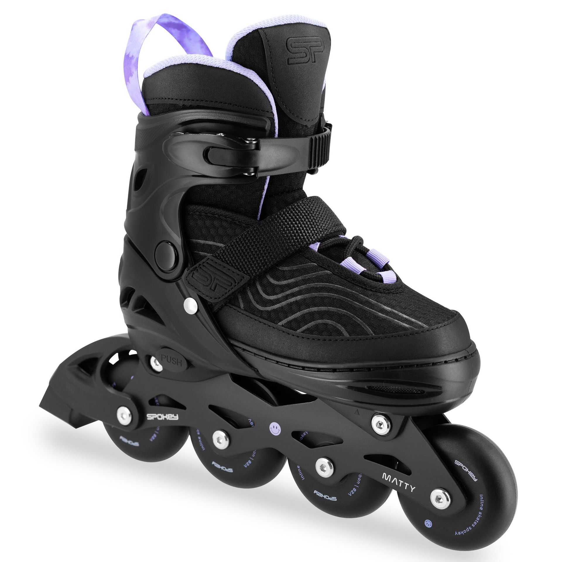 Rolki SPOKEY Matty ( 35-38) Czarno-fioletowy