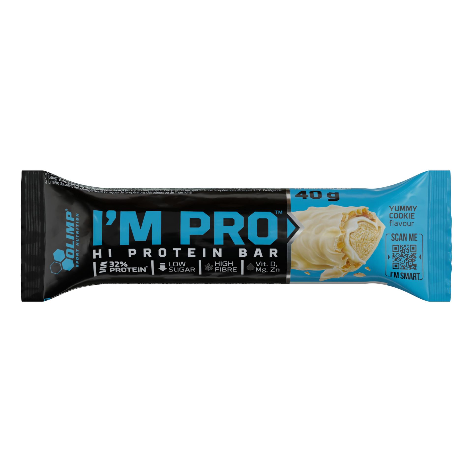 Olimp I'M PRO Protein Bar - 40 g - Yummy Cookie
