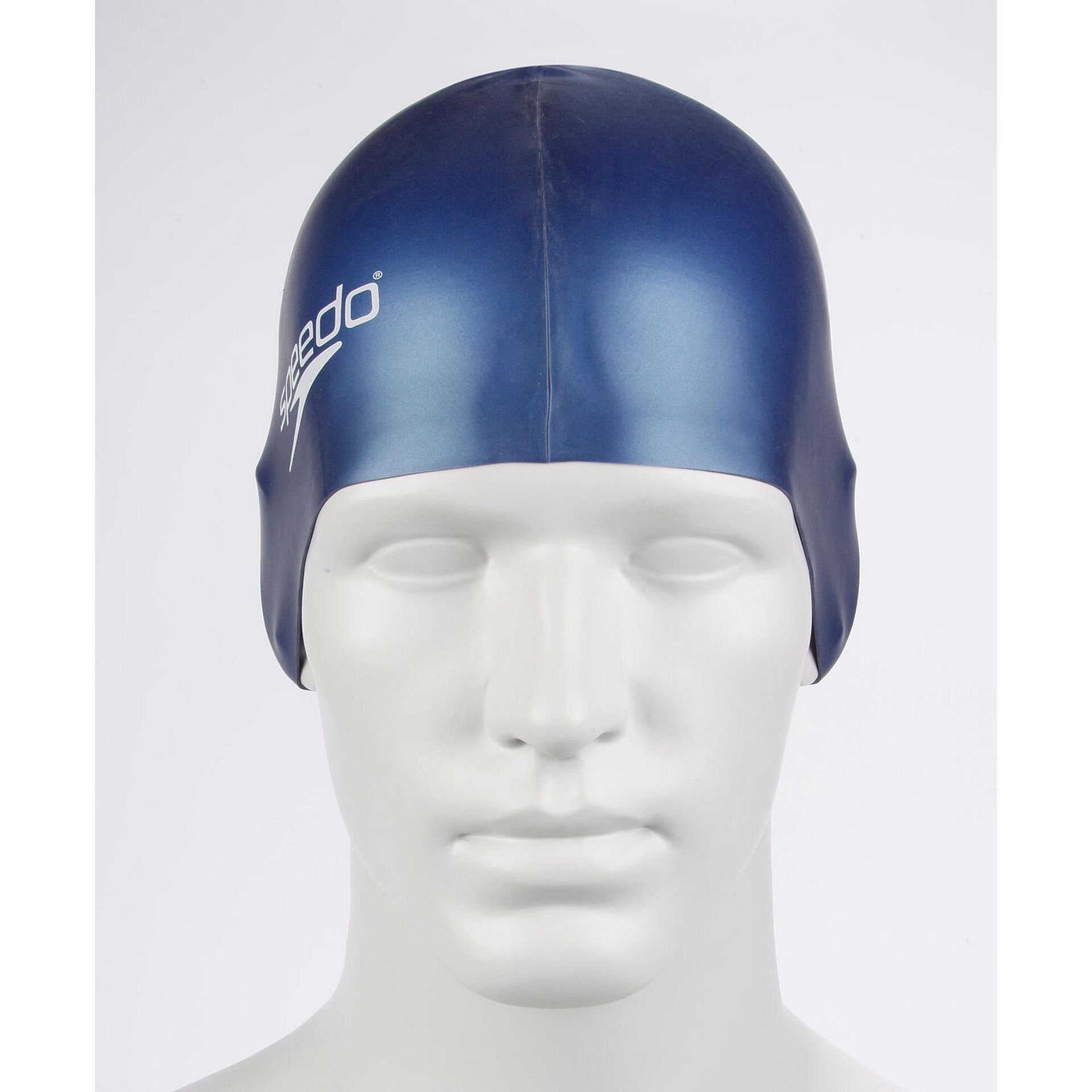 Speedo czepek pływacki, męski, materiał silikon, ściśle przylegający, niebieski, jeden rozmiar 5039247289171