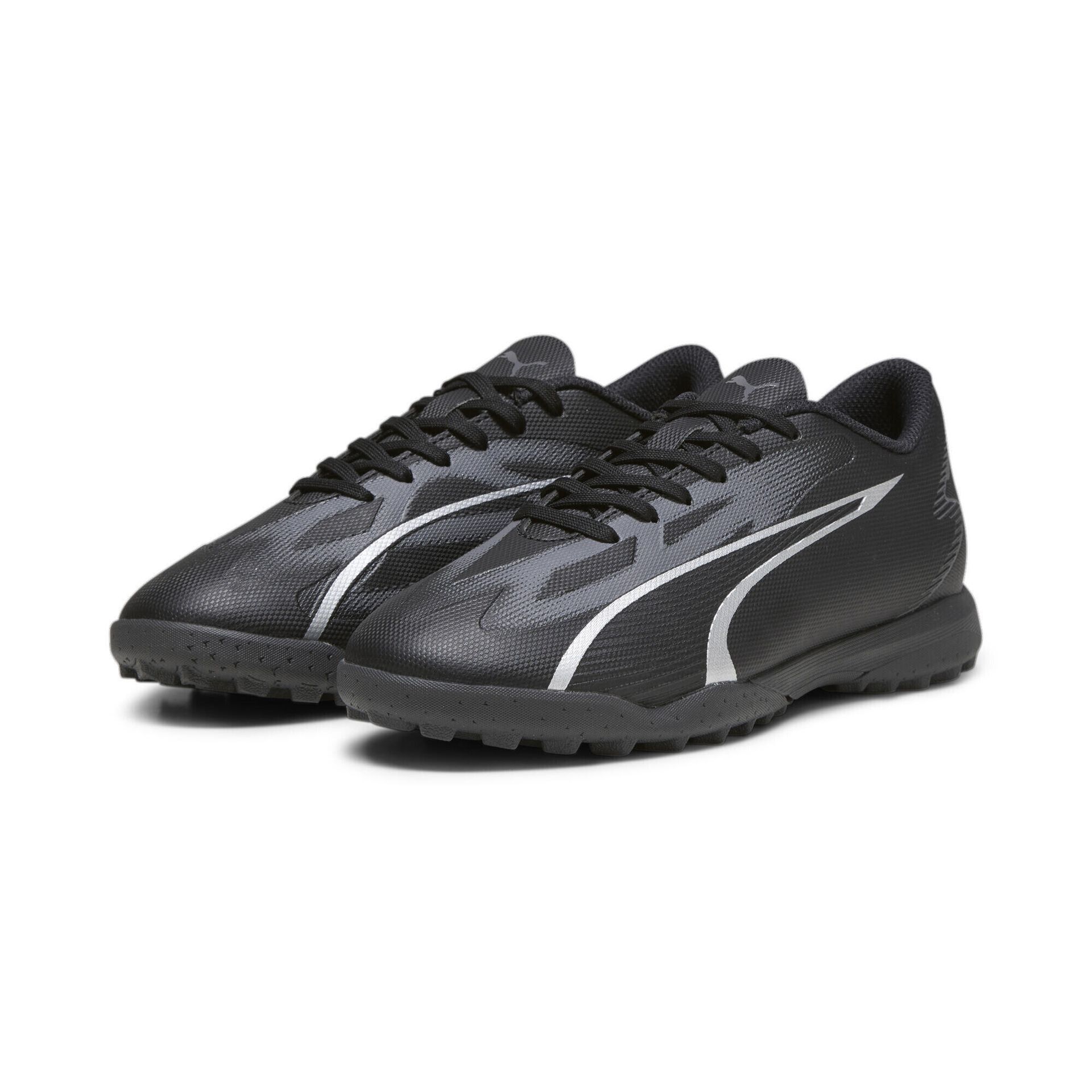 PUMA Unisex dziecięce buty piłkarskie Ultra Play Tt Jr, Puma Black asfalt