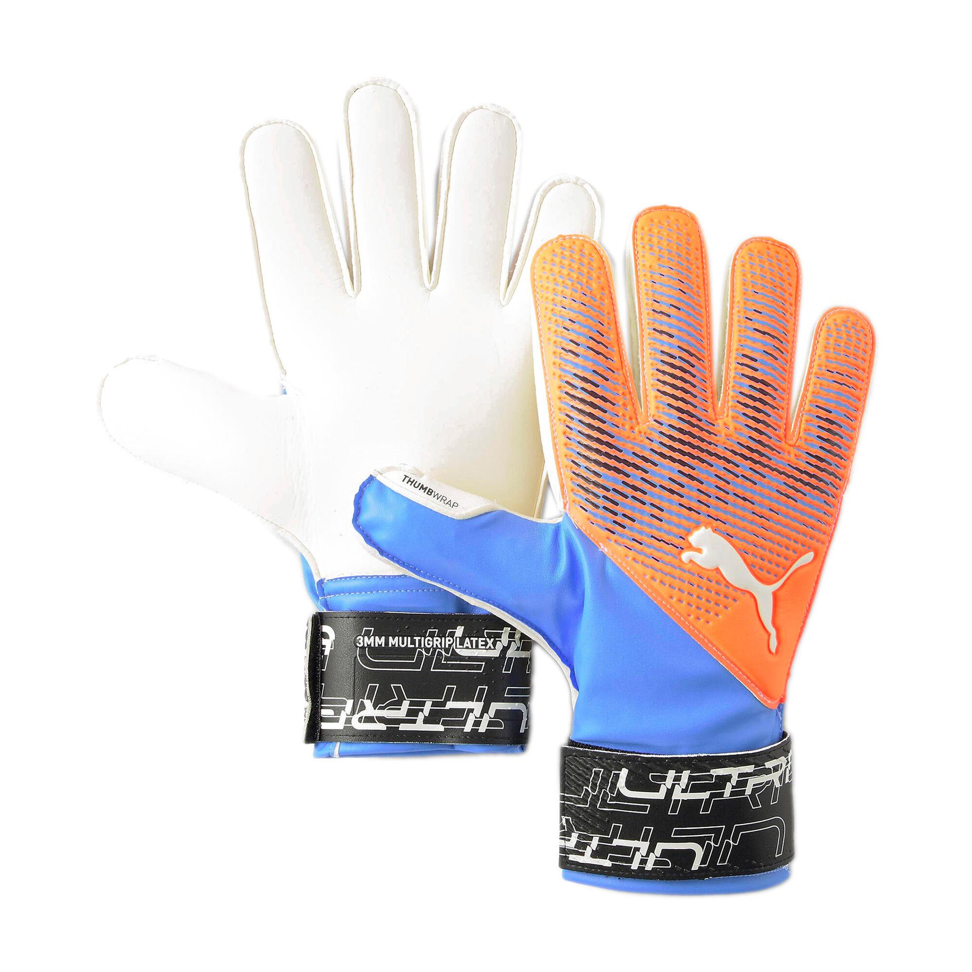 Rękawice bramkarskie PUMA Ultra Protect 3 RC ultra orange/blue glimmer