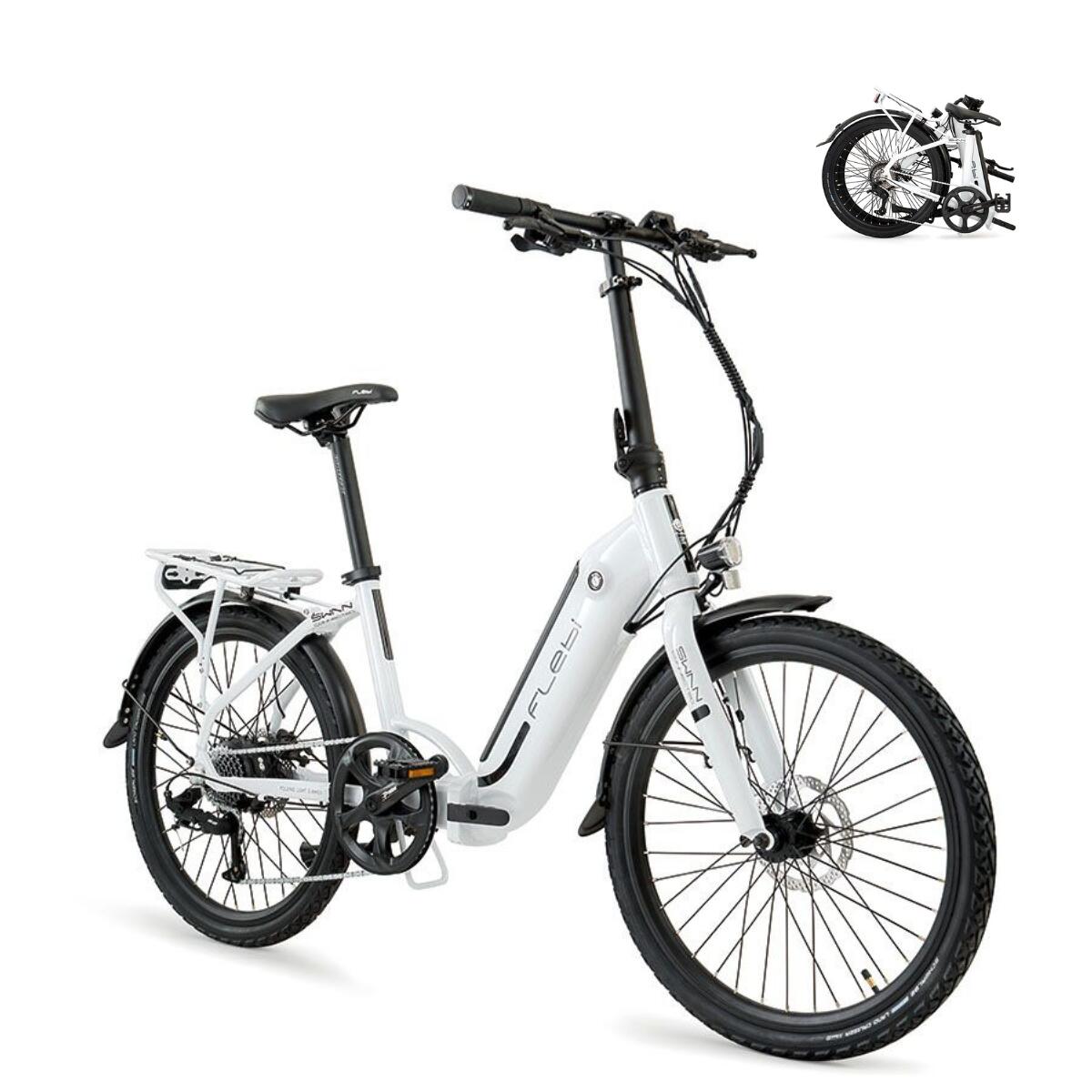 Rowerr elektryczny miejski składany Flebi Swan 24