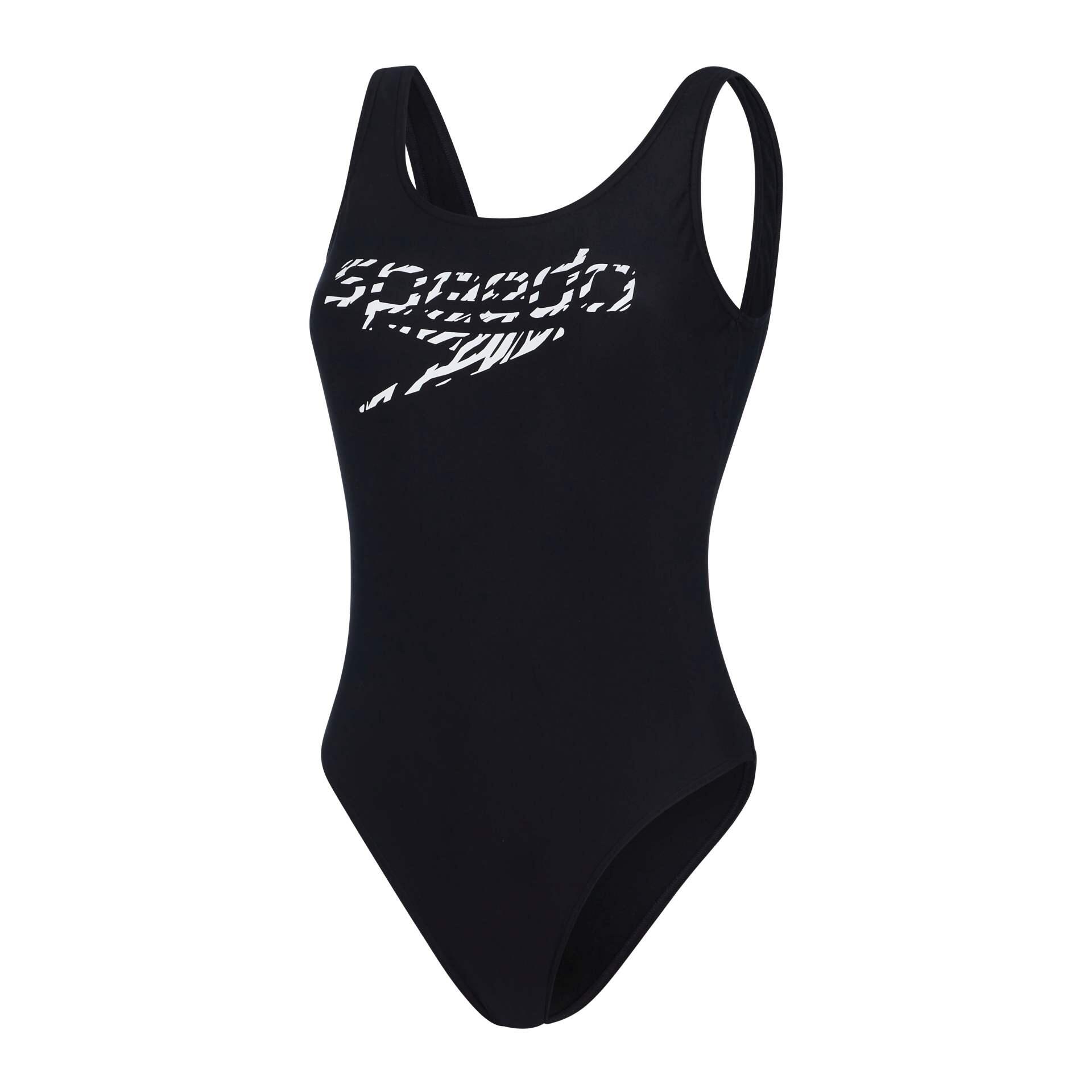 Strój kąpielowy jednoczęściowy damski Speedo Logo Deep U-Back
