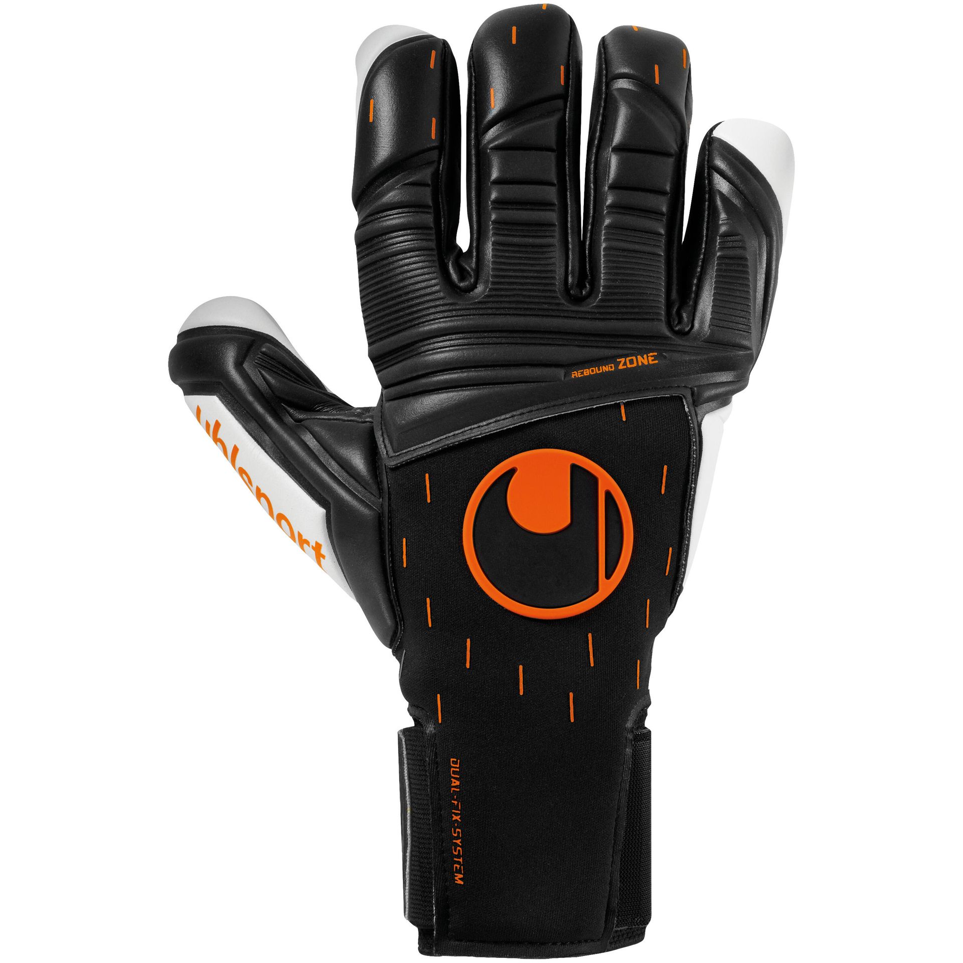 Rękawice bramkarskie uhlsport Speed Contact Absolutgrip Hn czarno-białe 101126401 45055