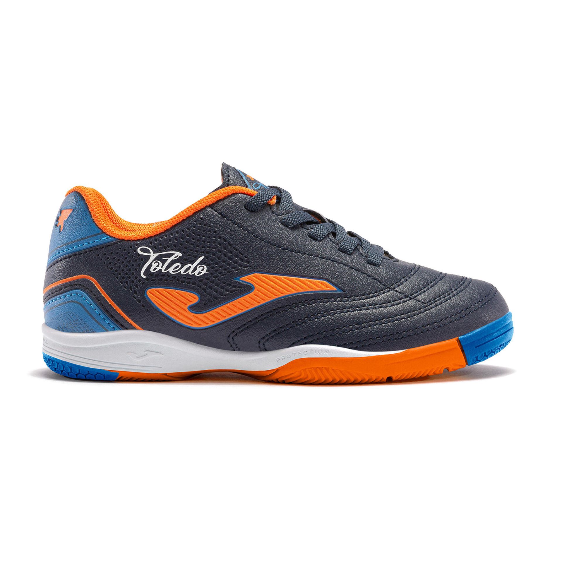 Buty piłkarskie dziecięce Joma Toledo Jr IN navy/orange