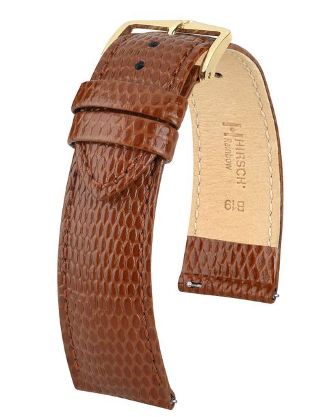 ﻿Skórzany wodoodporny pasek do zegarka 18 mm HIRSCH Rainbow 12302670-1-18