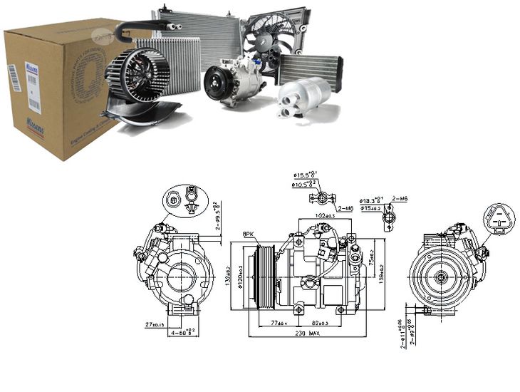 NISSENS SPRĘŻARKA KLIMATYZACJI NISSENS 89511 LEXUS LX/TOYOTA LAND CRUISER 08 NISSENS 89511