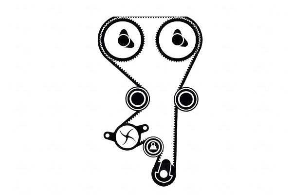 SKF ZESTAW ROZRZĄDU VKMC 05156-1 Z POMPĄ OPEL CORSA C/ZAFIRA/ASTRA G