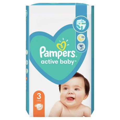 Pampers Pieluchy Active Baby 3 Midi 6-10kg 54 szt.