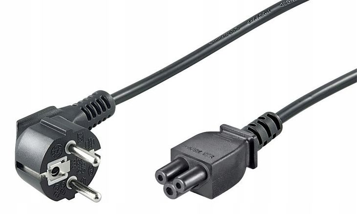 Kabel zasilający MicroConnect Power Cord Notebook 0,5m Black PE010805