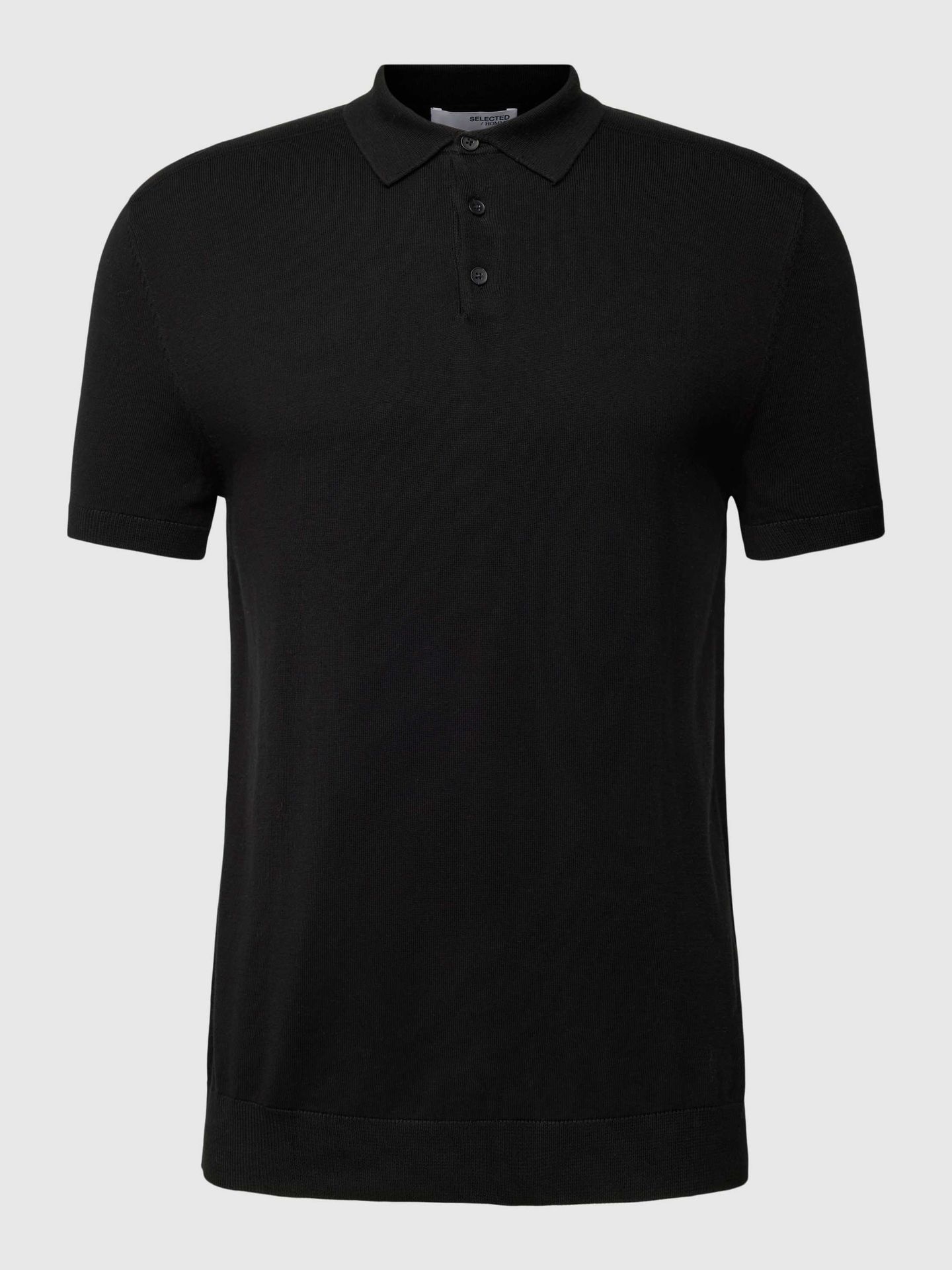 Koszulka polo z krótką listwą guzikową model ‘BERG’