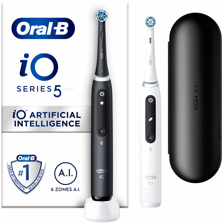Oral-B iO5 Duo Black and White